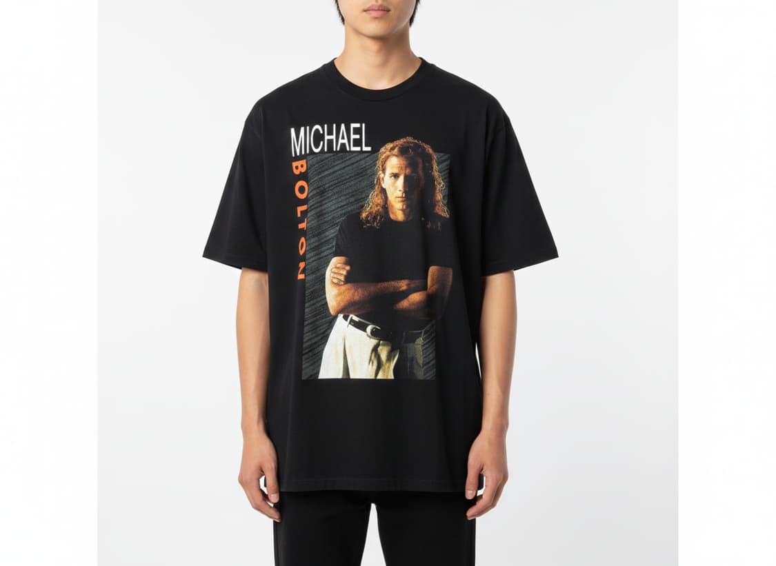 1991년 빈티지 싱글 스티치 마이클 볼튼 Tour 티셔츠 상품이미지1
