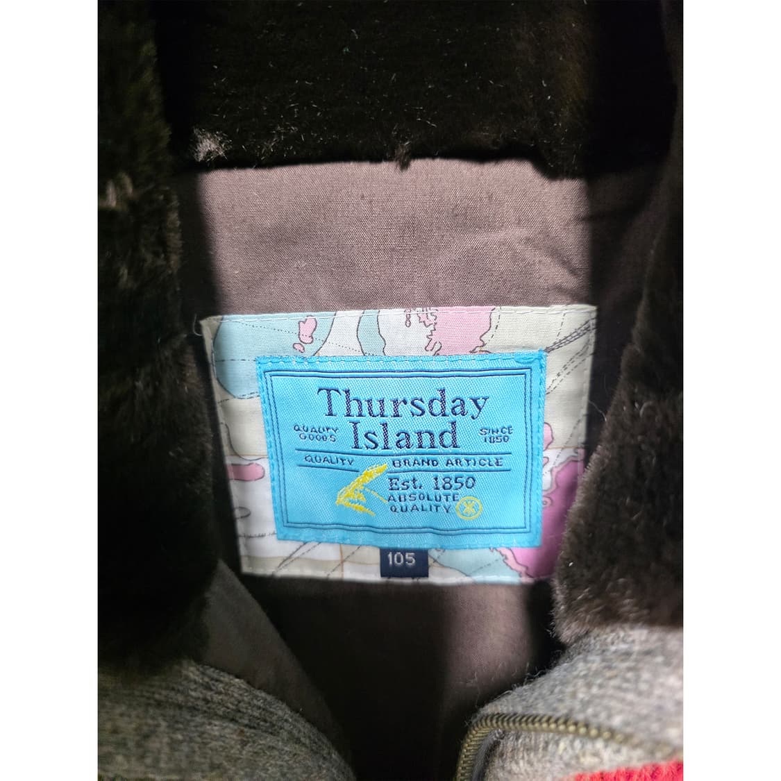 택포) 써스데이 아일랜드 니트 집업 상품이미지2