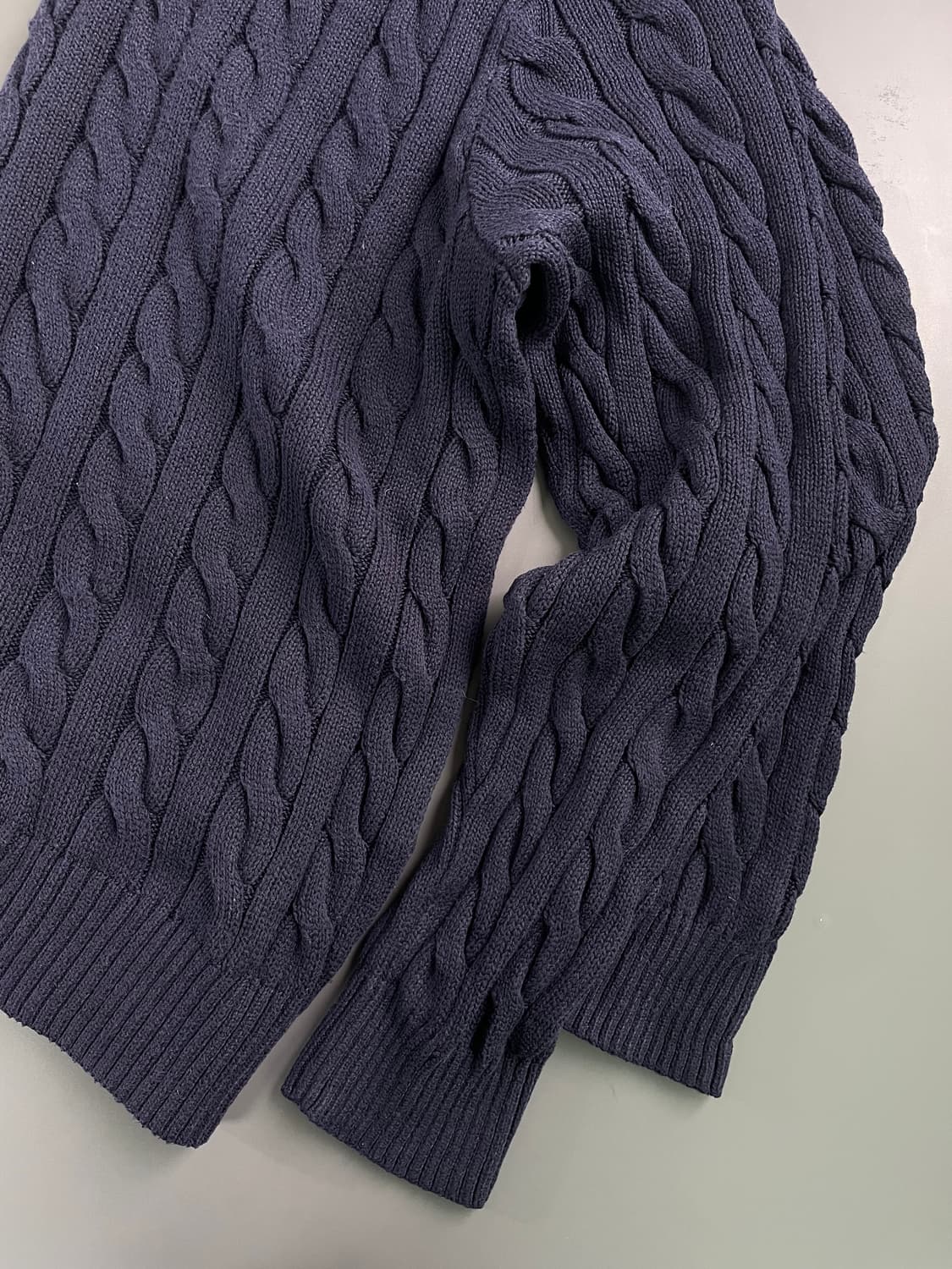 [XXL] 폴로 랄프로렌 코튼 케이블 꽈배기 니트 스웨터 QR인증 상품이미지6