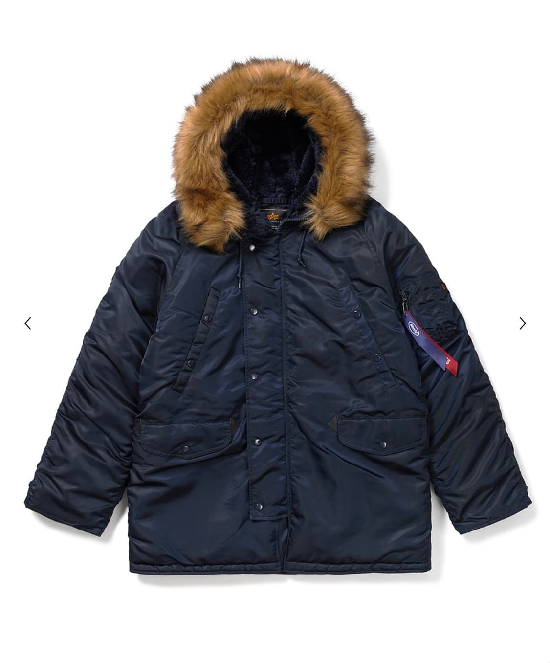 [새상품]알파인더스트리 x MMLG N-3B 파카 레플리카블루 상품이미지3