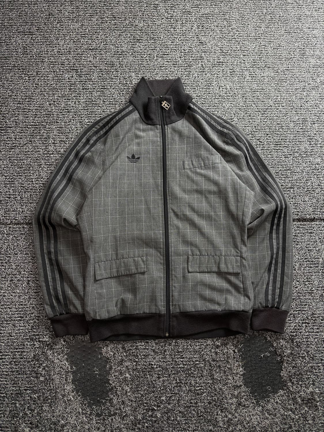 00s 아디다스 트레포일 3스트립 체크 트랙 자켓 3512 상품이미지2