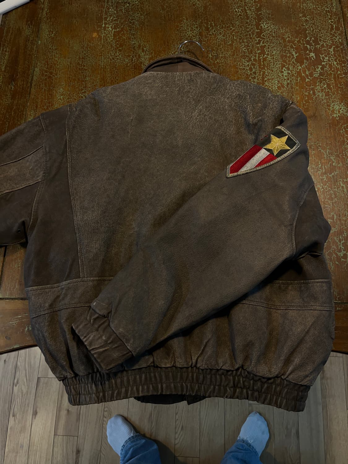 90's USA 빈티지 패치 A-2 플라이트 자켓 상품이미지8