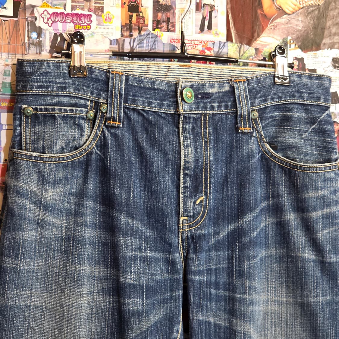 리바이스 523 워싱 데님 팬츠 상품이미지7