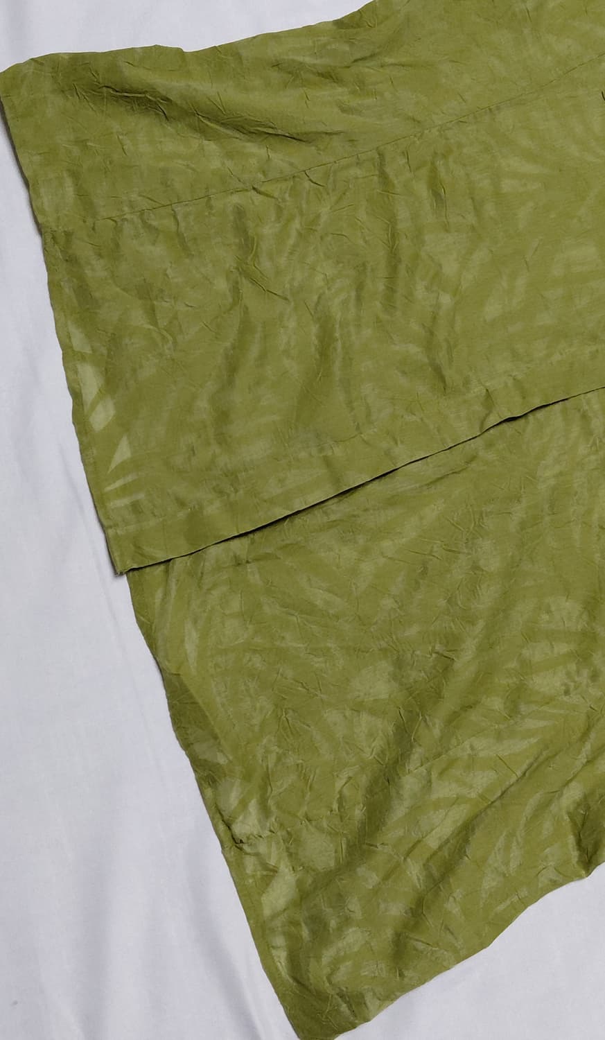 Geoffrey Beene 올리브 리프 자카드 시어 셔츠(Size 16) 상품이미지3