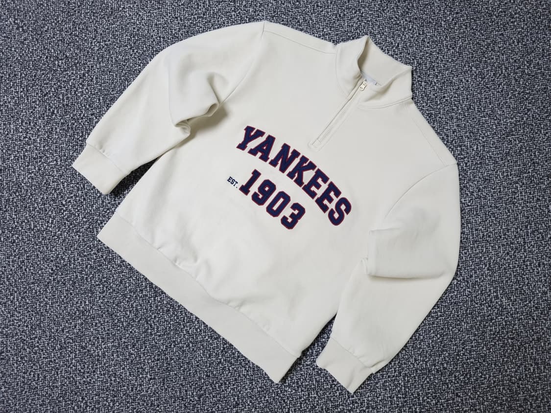 [무료배송][145]MLB 키즈 반집업 맨투맨 긴팔티 상품이미지3