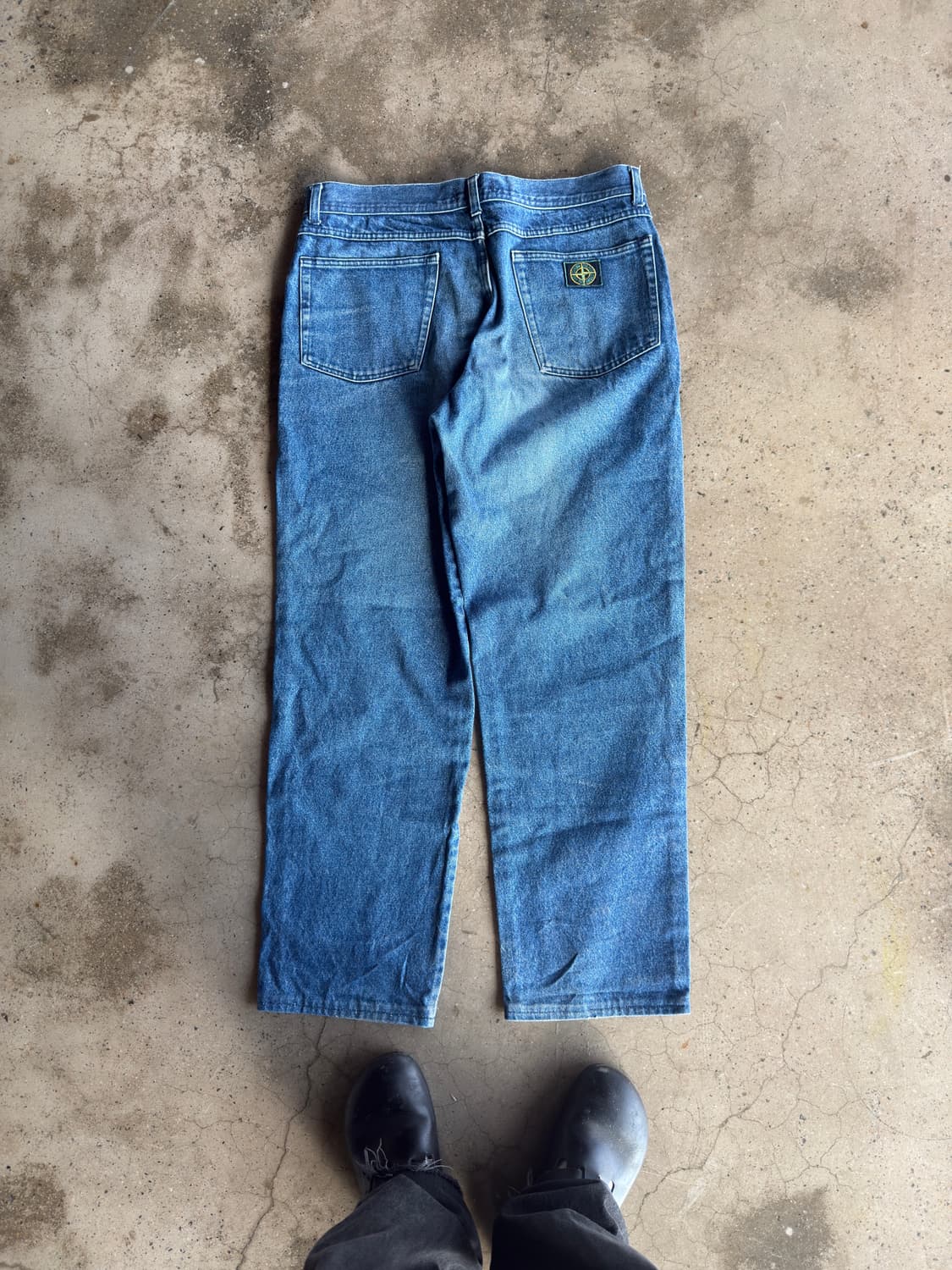 90s 스톤 아일랜드 데님 green edge 상품이미지3