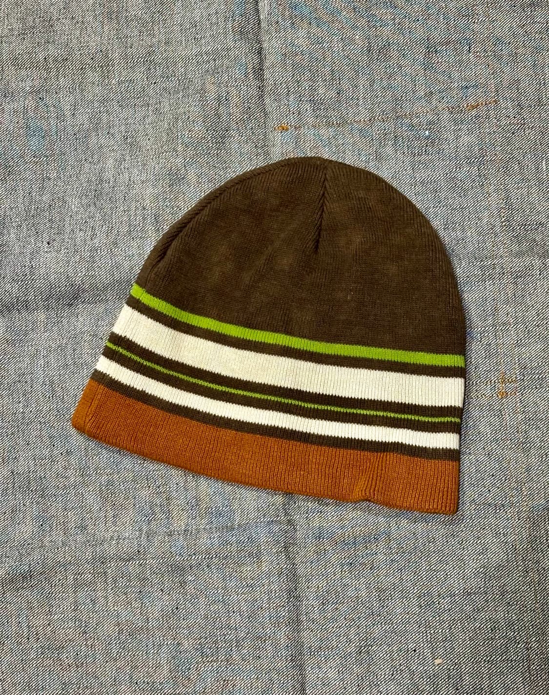 90s stussy 올드 스투시 빈티지 스트라이프 비니 상품이미지2