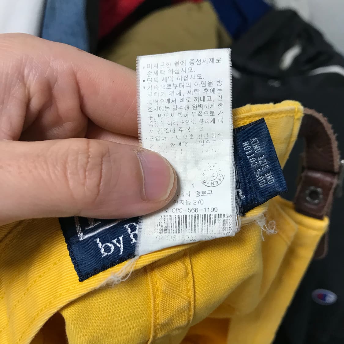 폴로 노랑 볼캡모자 상품이미지4