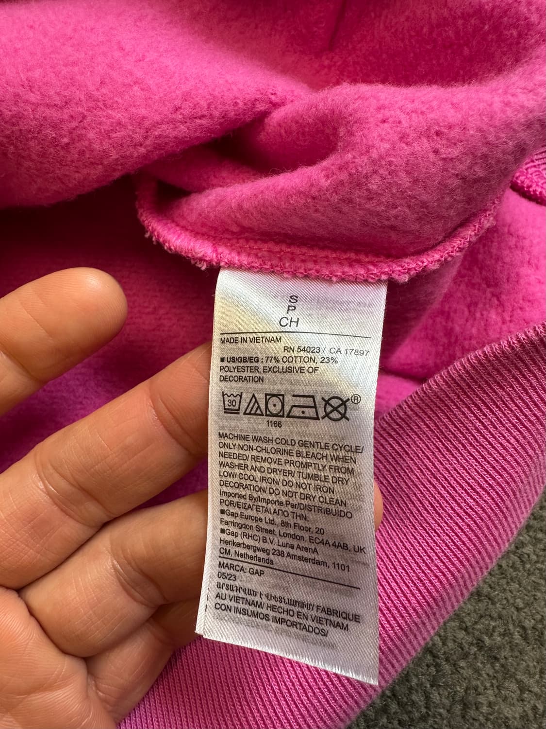 GAP 갭 로고 후드티 S 상품이미지4