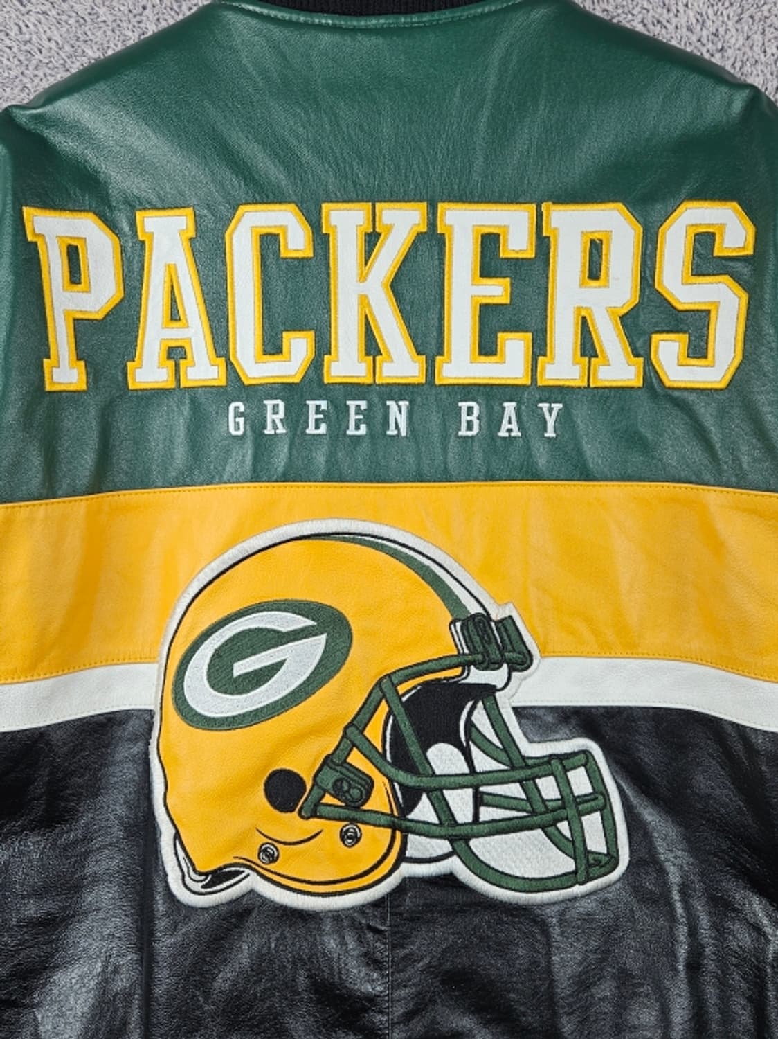 G-III 어패럴 그린베이 패커스 팀 가죽 자켓 ( L ) / 10653 상품이미지10