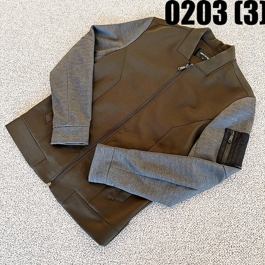 [95] 마인드즈릿지 남성 배색 봄버 자켓 상품이미지1