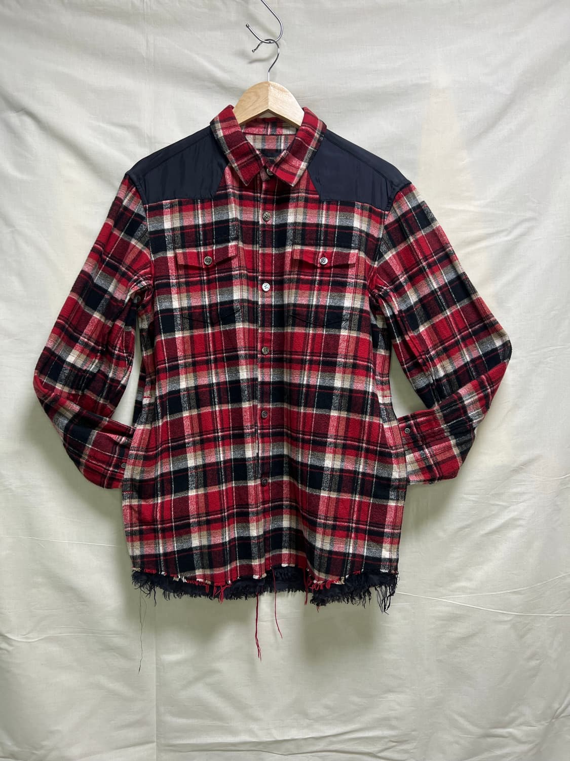 언더커버 15FW 플란넬 체크 셔츠자켓 상품이미지3