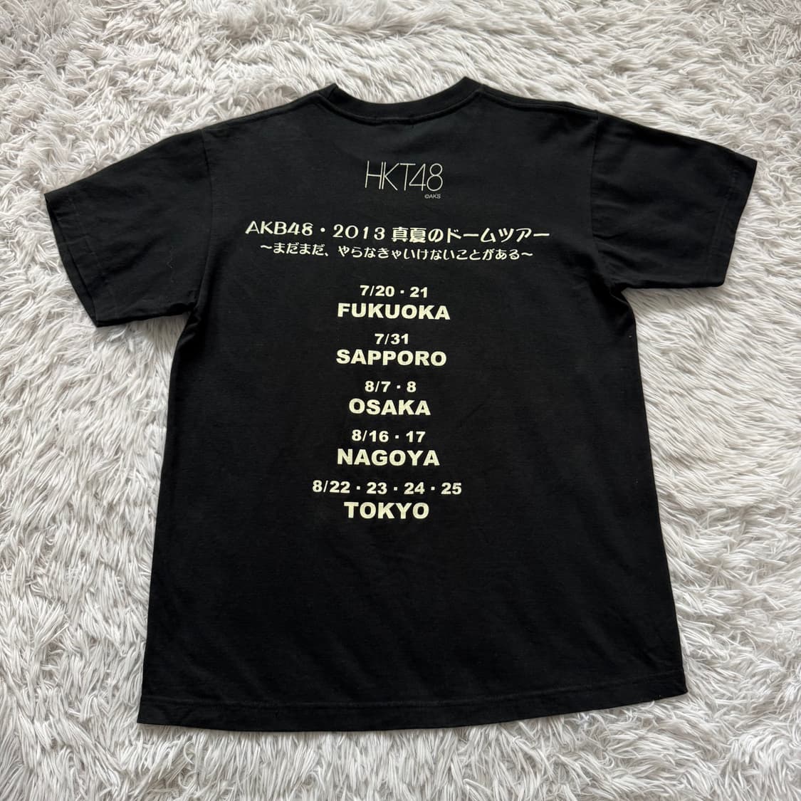 HKT48 일본빈티지 아이돌 반팔 프린팅반팔 일본아이돌 반팔티 M 38 상품이미지3