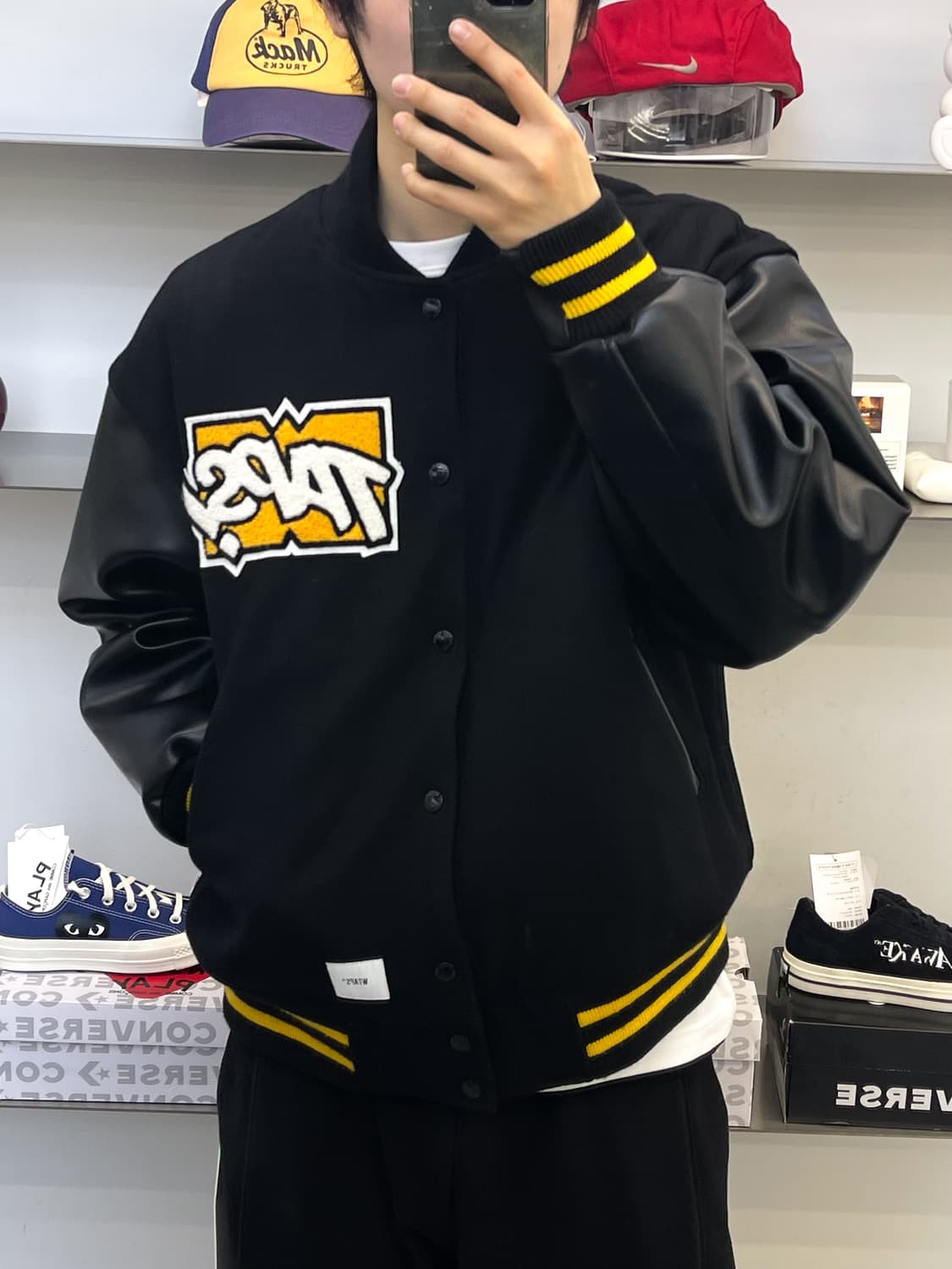 더블탭스 22aw 뉴욕 바시티 자켓 상품이미지2