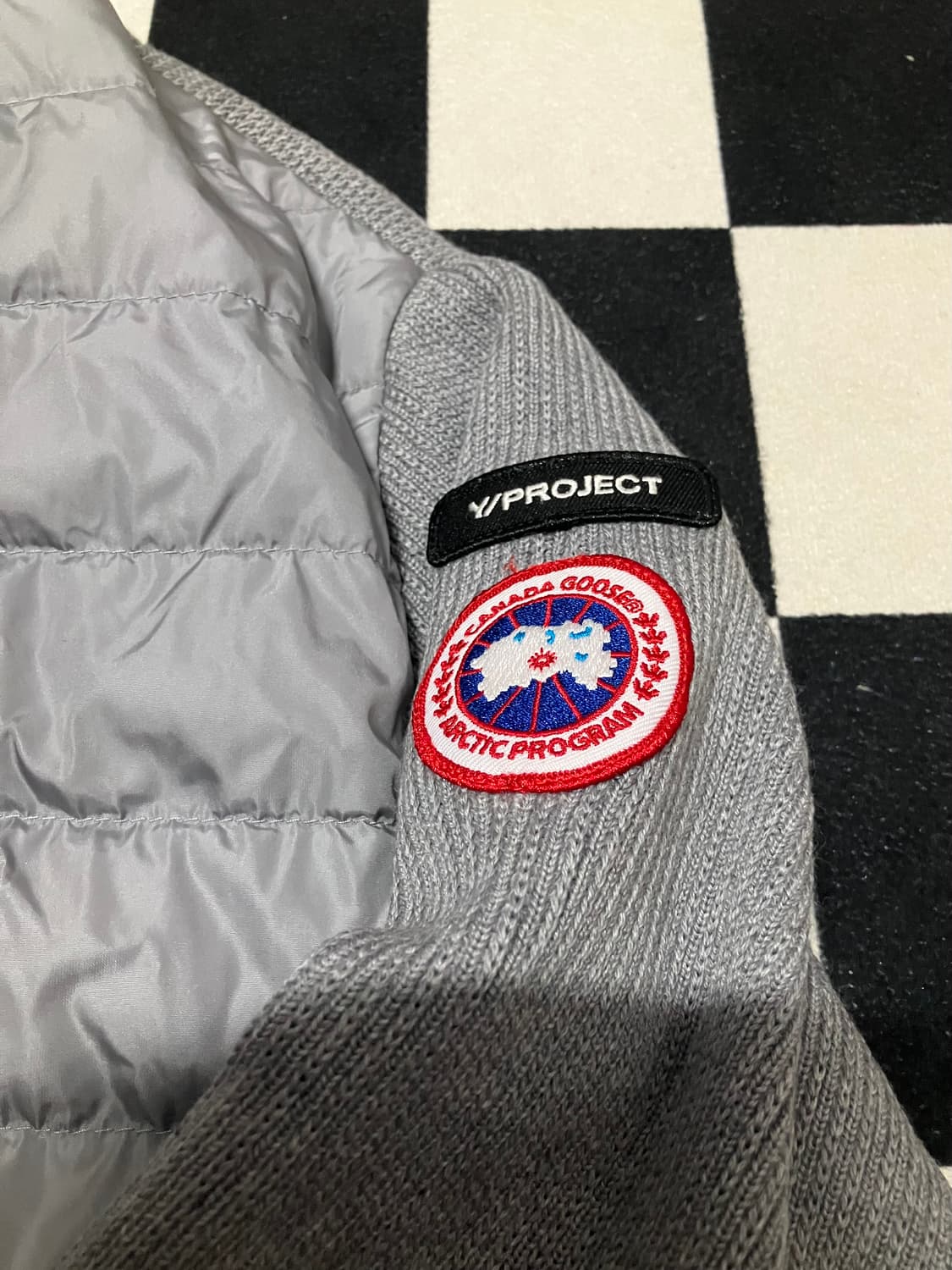 Y/project canada goose 비대칭 경량패딩 상품이미지3