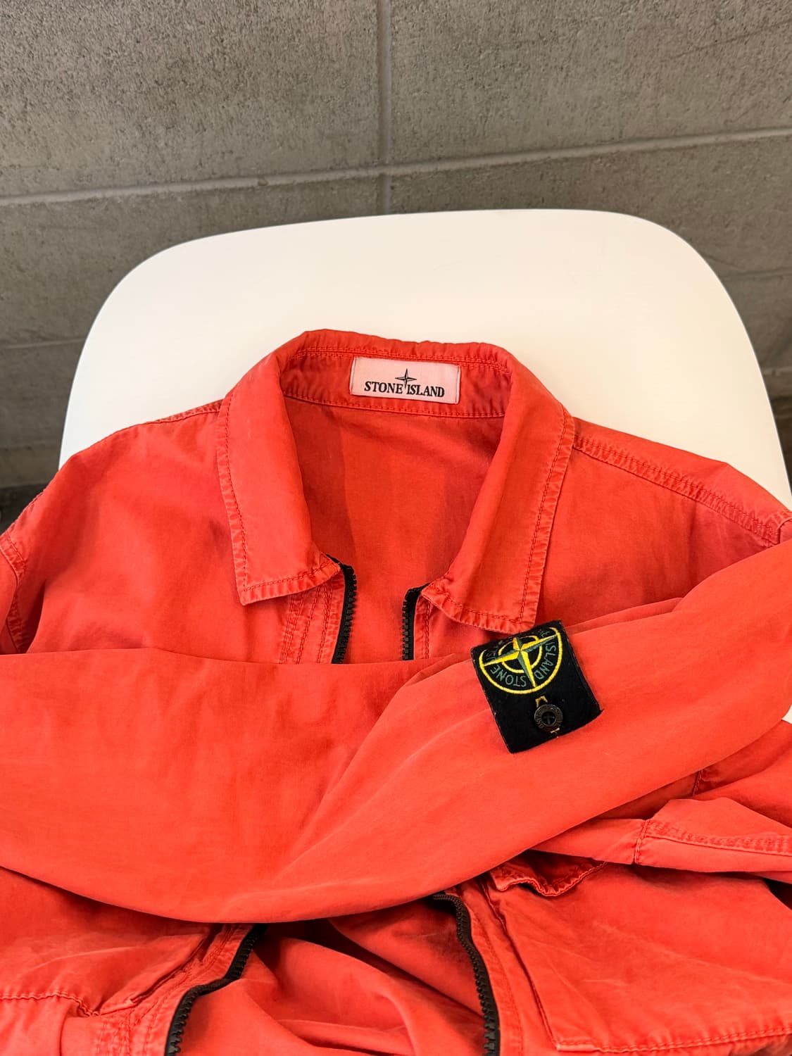 스톤아일랜드 올드 이펙트 오버셔츠 상품이미지1