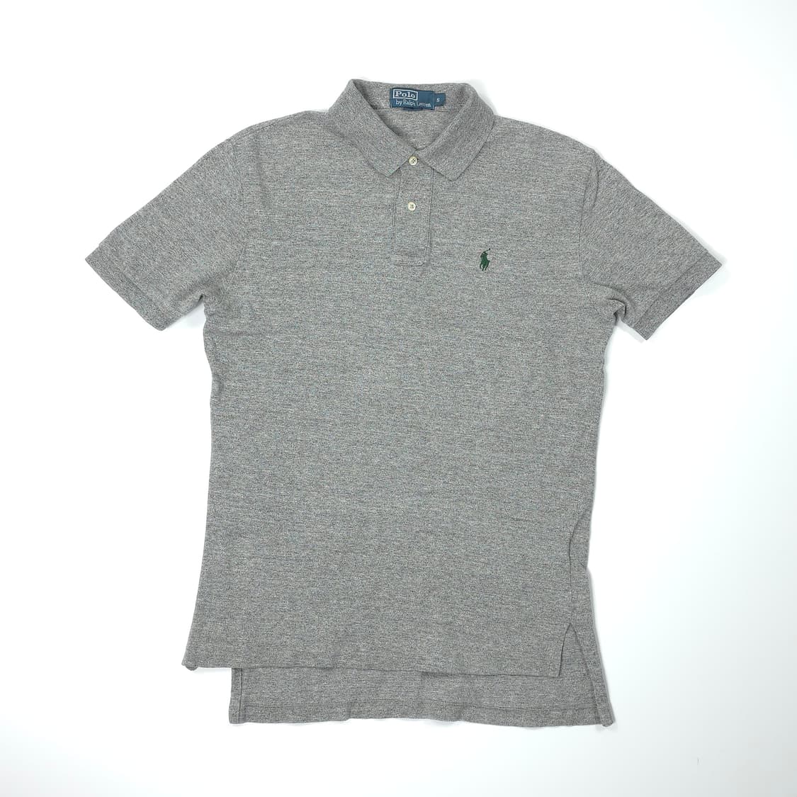 폴로 랄프로렌 코튼 반팔 카라티셔츠 그레이 (S) 상품이미지1