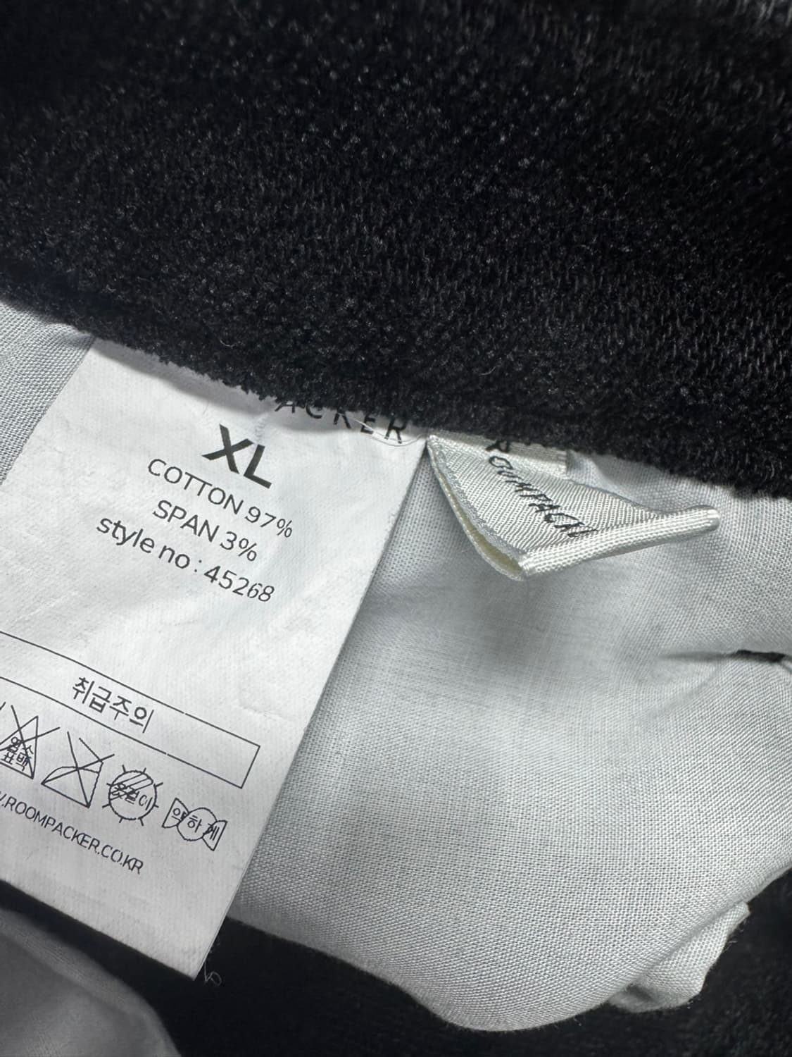 룸페커 ROOMPACKER 코듀로이 미사용  상품이미지4