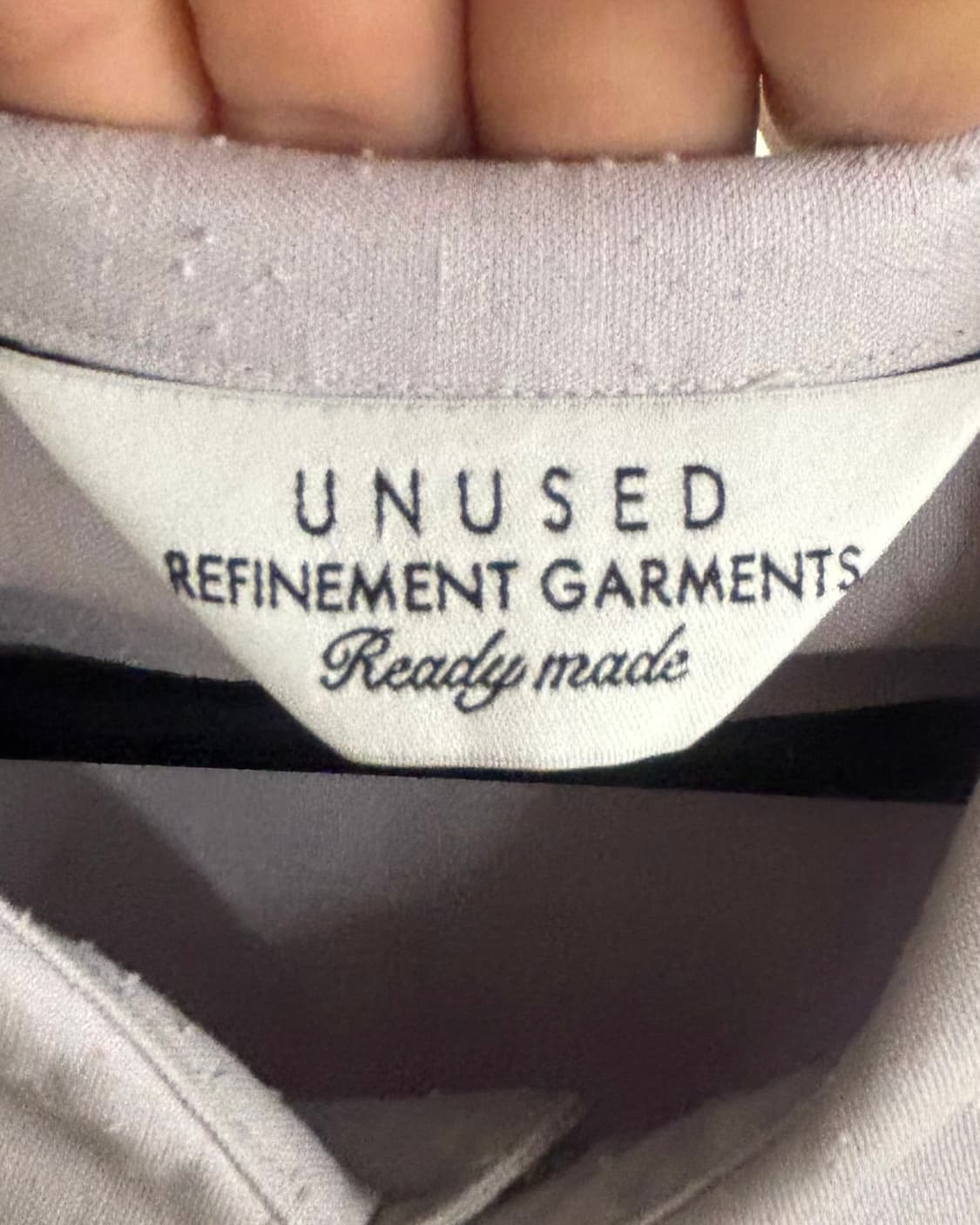 언유즈드 라벤더 20ss 플랩 포켓 셔츠 상품이미지7