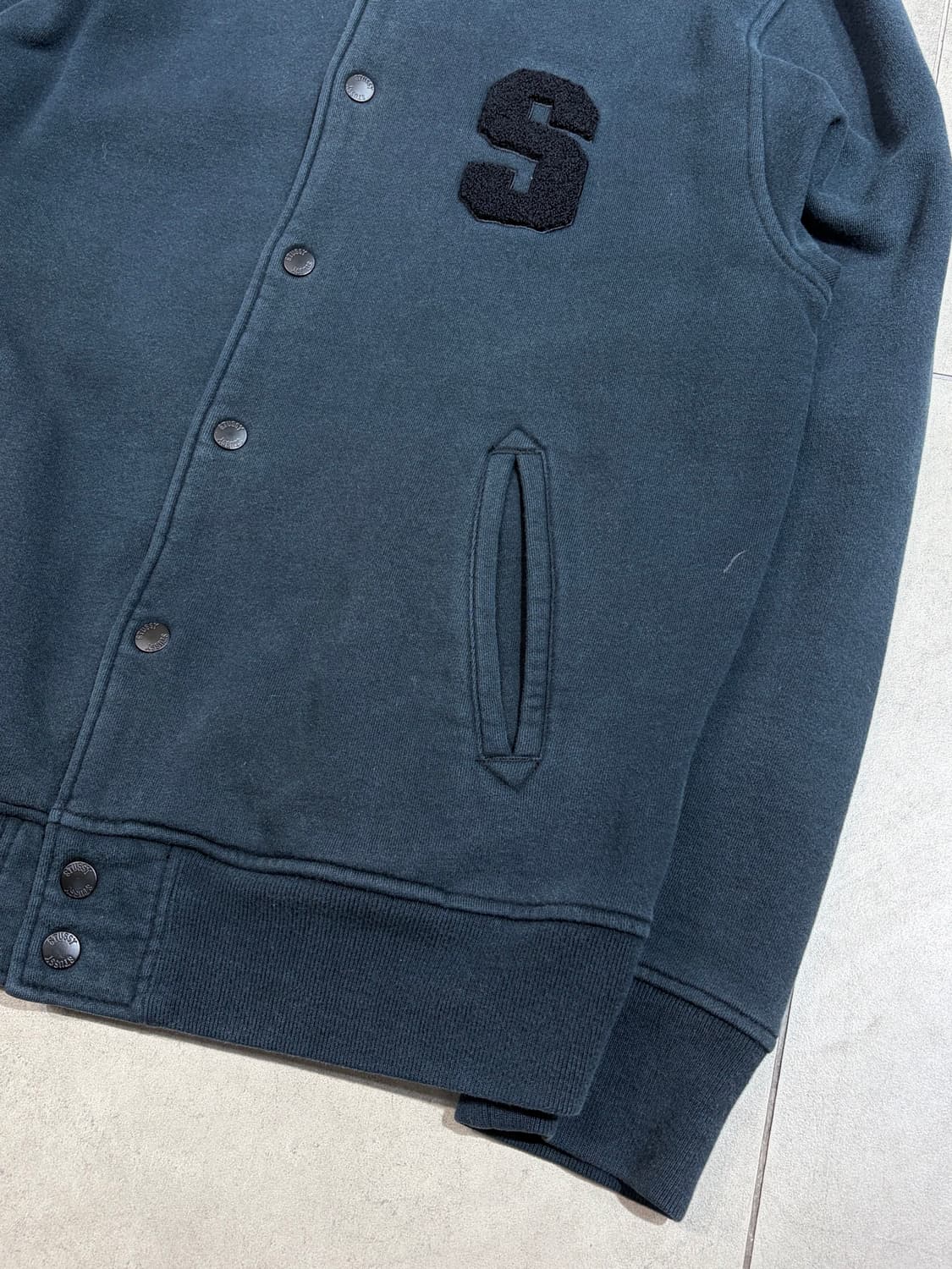 00s 스투시 월드 트라이브 코튼 바시티 자켓 상품이미지4