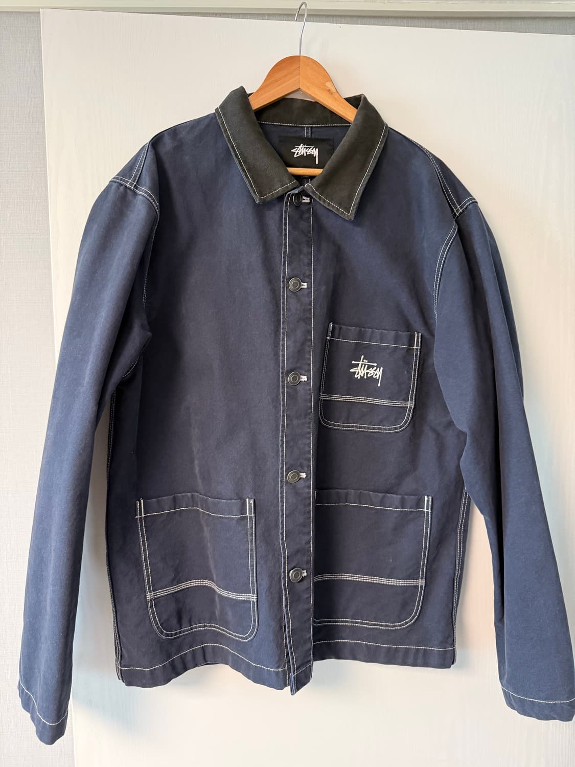 스투시 브러쉬드 몰스킨 초어 자켓 xl 상품이미지1