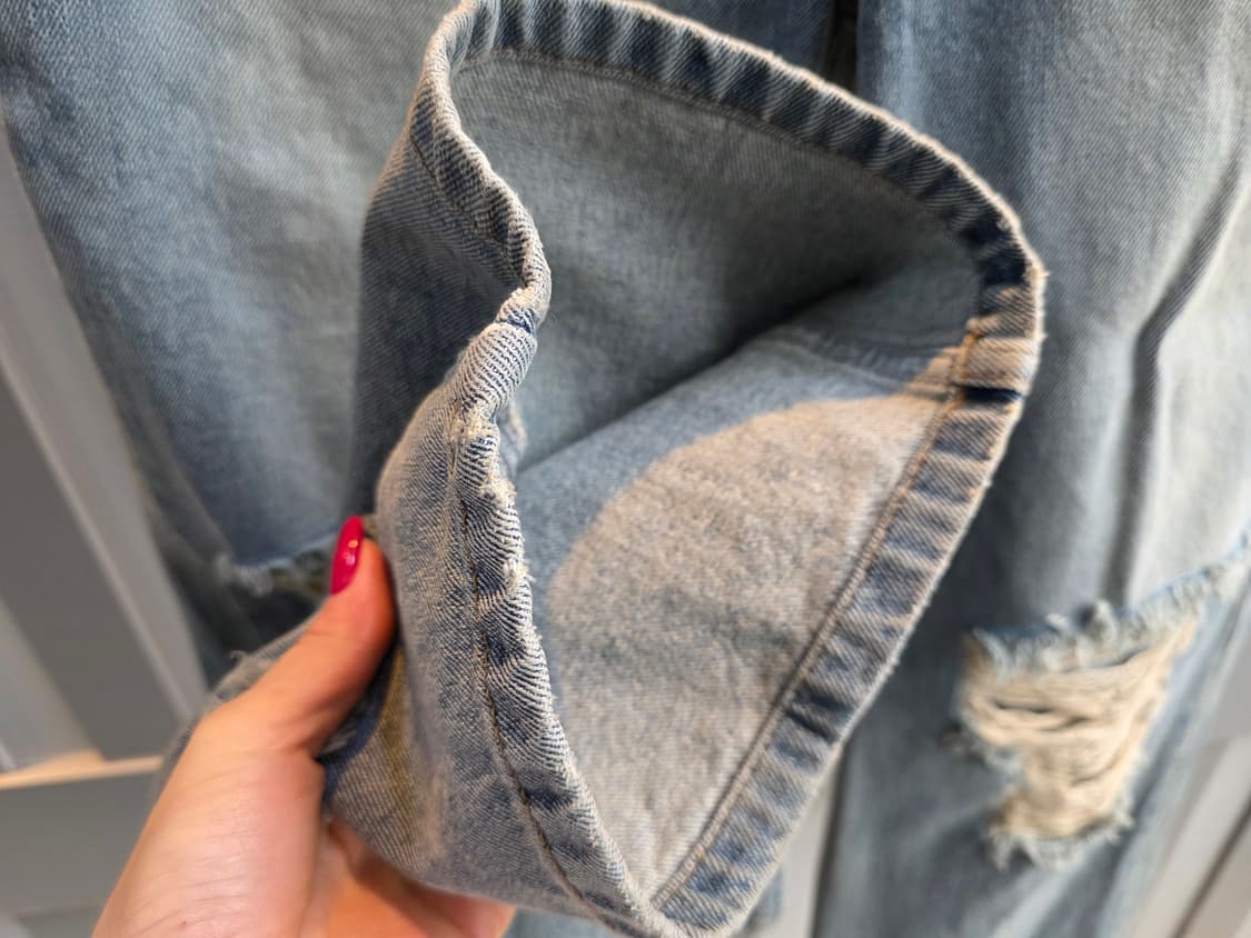 LEEY 찢청 데님 상품이미지4