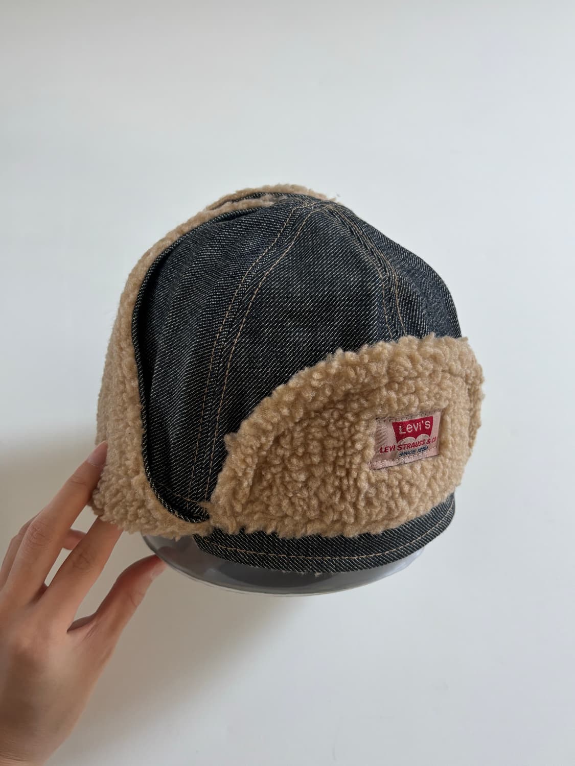 Levi's 리바이스 데님 쉐르파 트래퍼 햇 상품이미지3