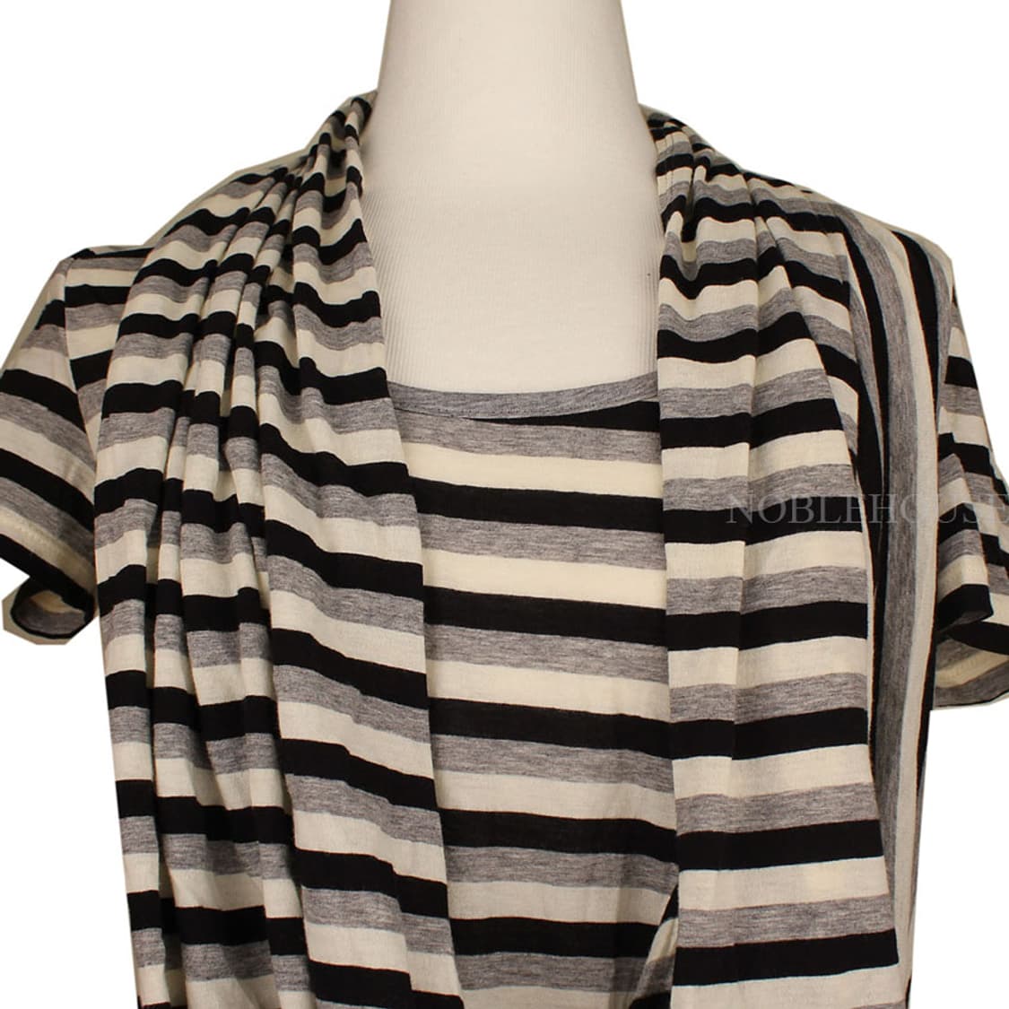 DKNY 스트라이프 언발 티셔츠(S) 상품이미지5