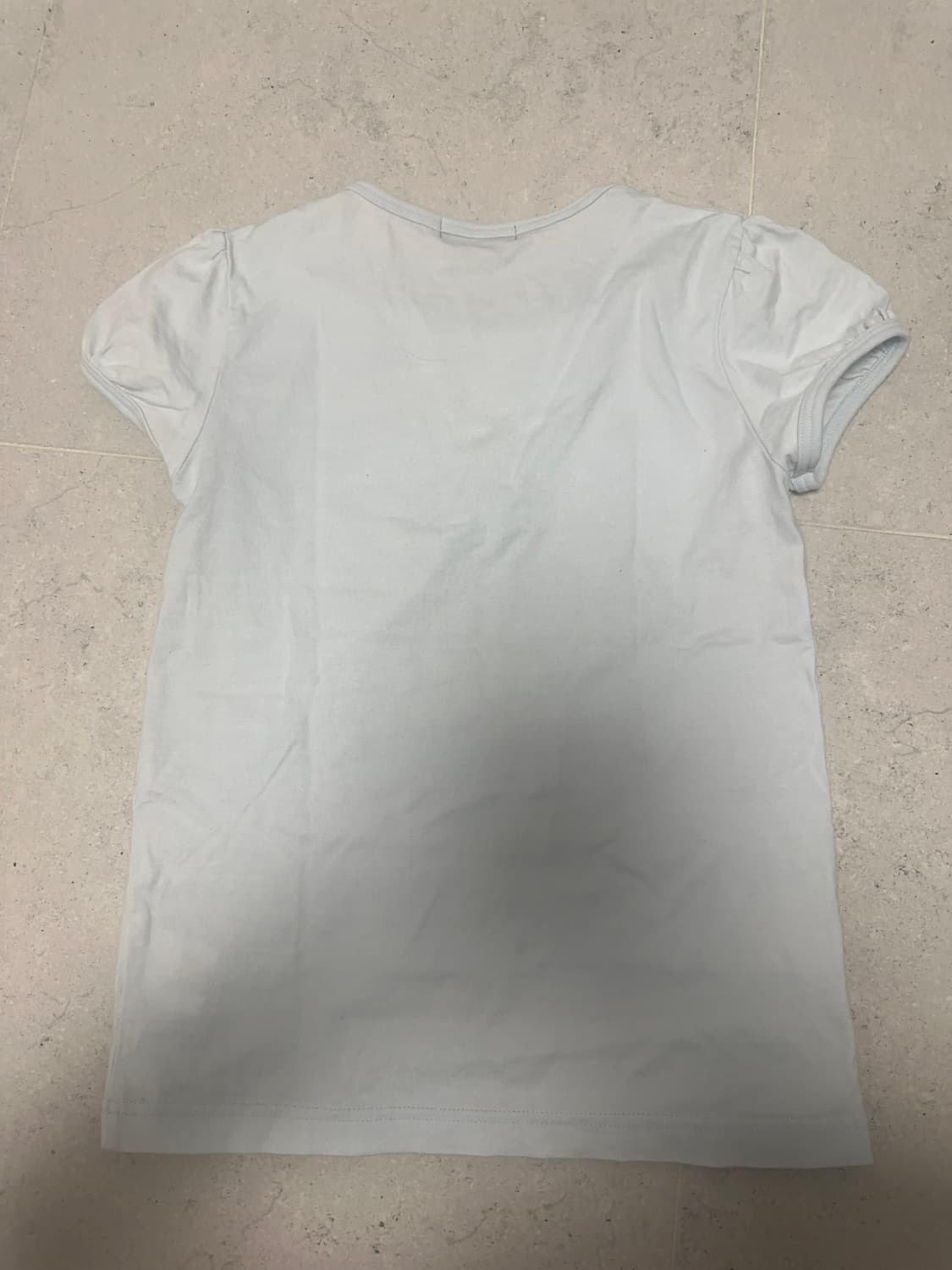 펑크 빈티지 레터링 딱붙핏 슬림핏 반팔 티셔츠 상품이미지2
