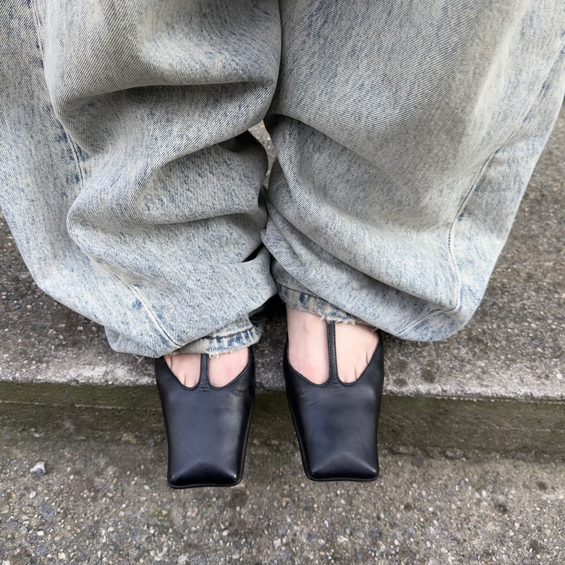 00s 미우 미우 스퀘어 토 미니힐 상품이미지6