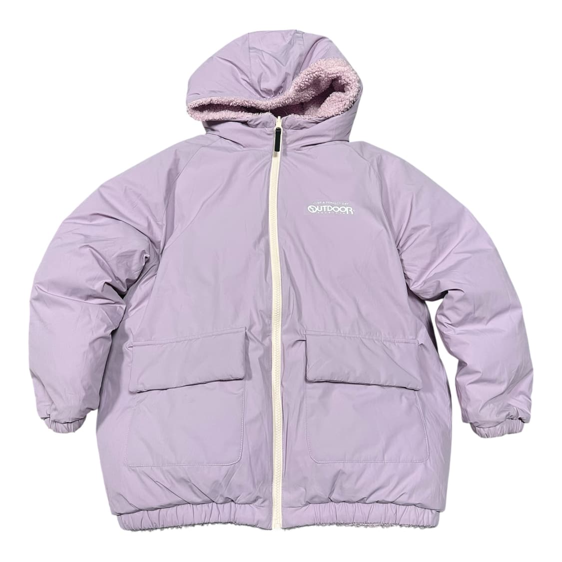 ✨ (바배) 아웃도어 양털 덕다운 리버시블 키즈 패딩 (11-12) 상품이미지3