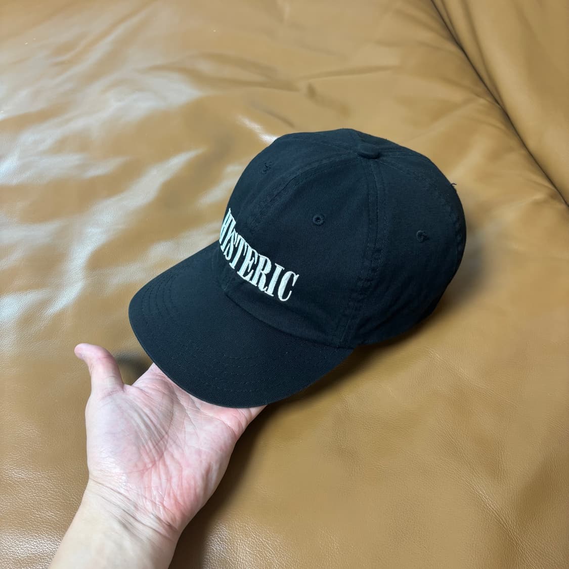 Hysteric Glamour 히스테릭글래머 블랙 6패널 볼캡 모자 상품이미지4