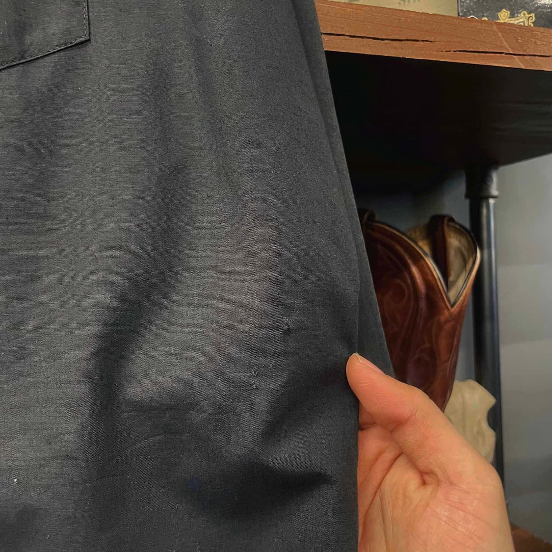 빈티지 카우보이 스토어 장미 자수 펄 스냅 웨스턴 셔츠 N506 상품이미지5