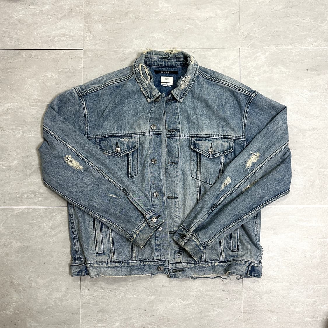 KSUBI OH G ACID 데님자켓 M 상품이미지1
