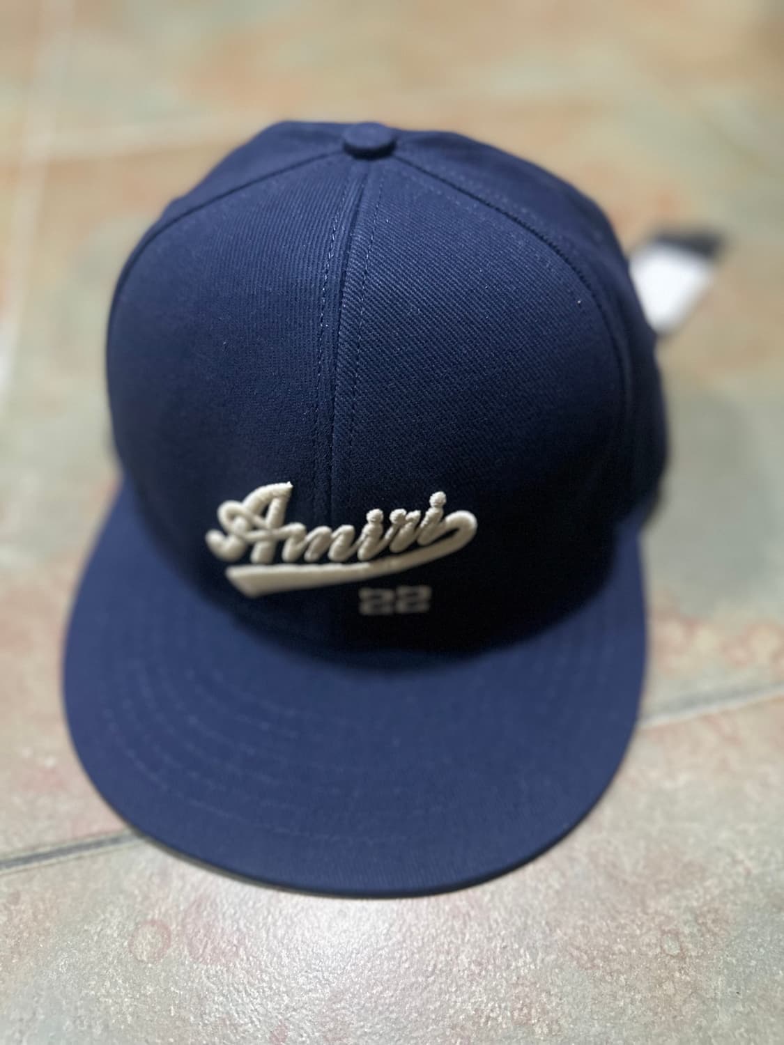 Amiri 캡 모자Embroidery 22 Fitted Cap Blue  상품이미지1