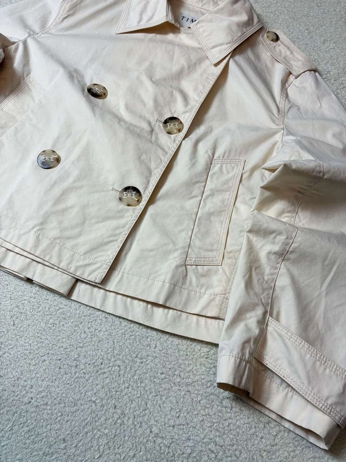 타임 TIME 22ss 메인백 인버티드 크롭 자켓 PN7556 상품이미지3