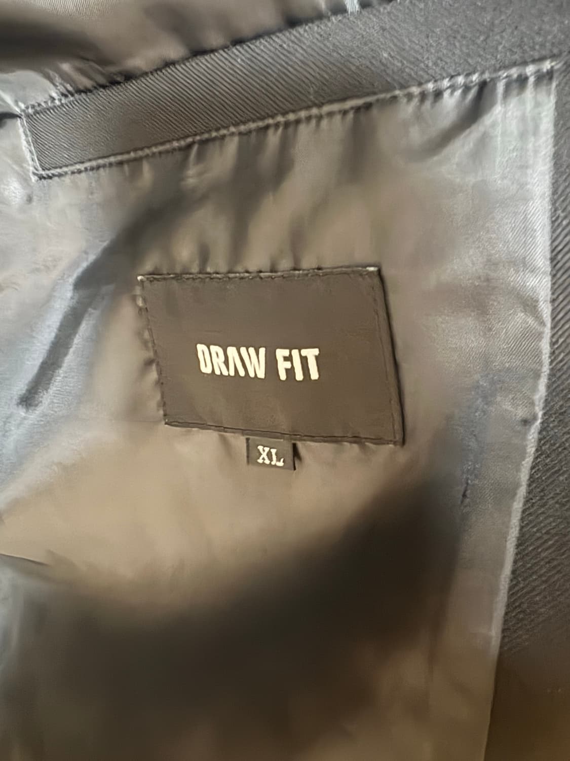 드로우핏 리에디션 써지 울 블루종 블랙 XL 상품이미지4