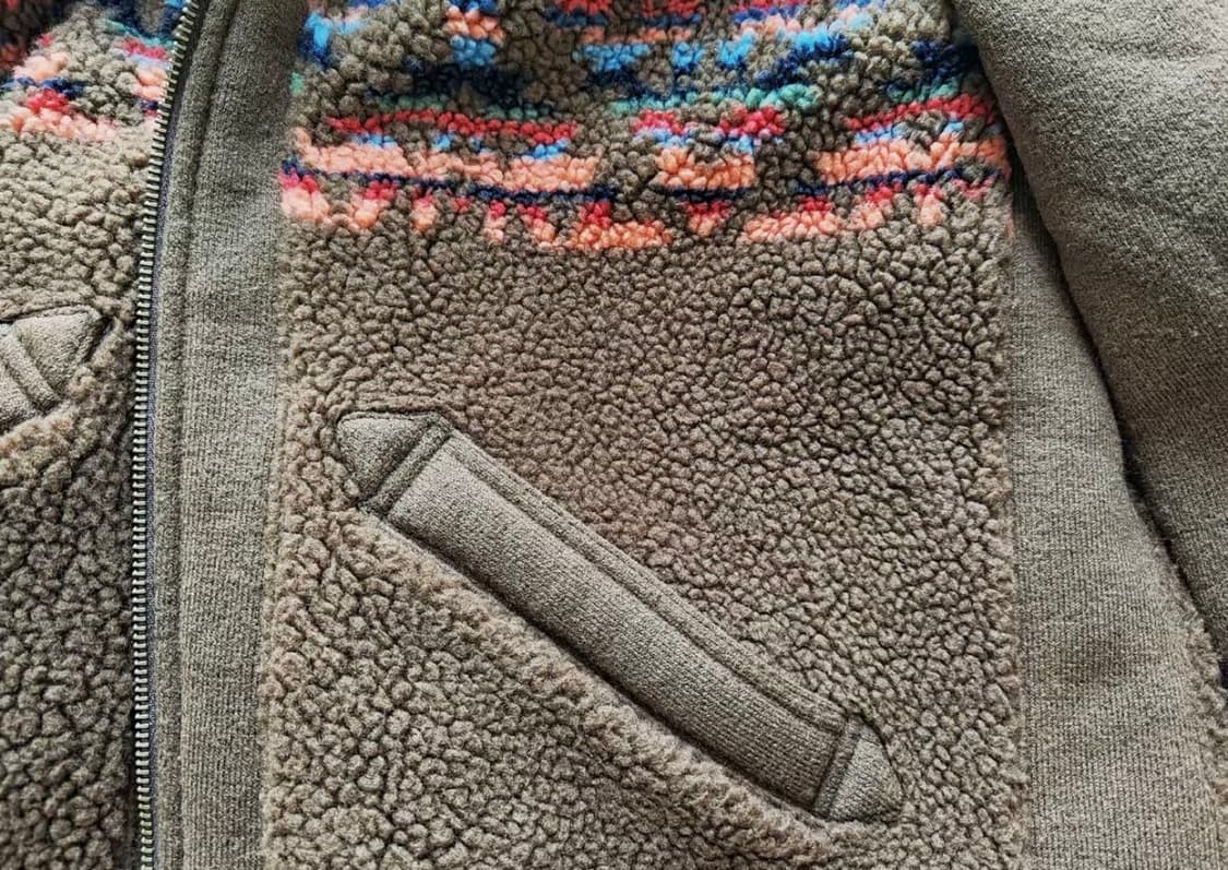 RRL 플리스 패널 자카드 재킷 l 상품이미지5