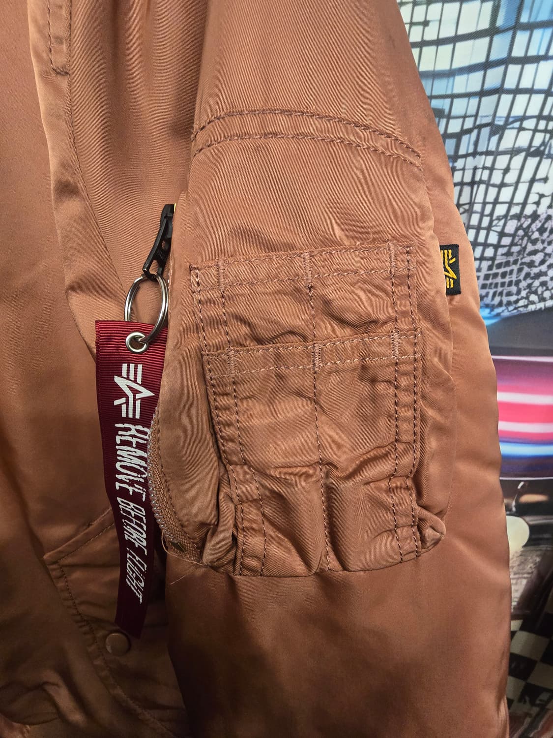 알파인더스트리MA-1 봄버 자켓 헤이즈l 브라운 451815 상품이미지2