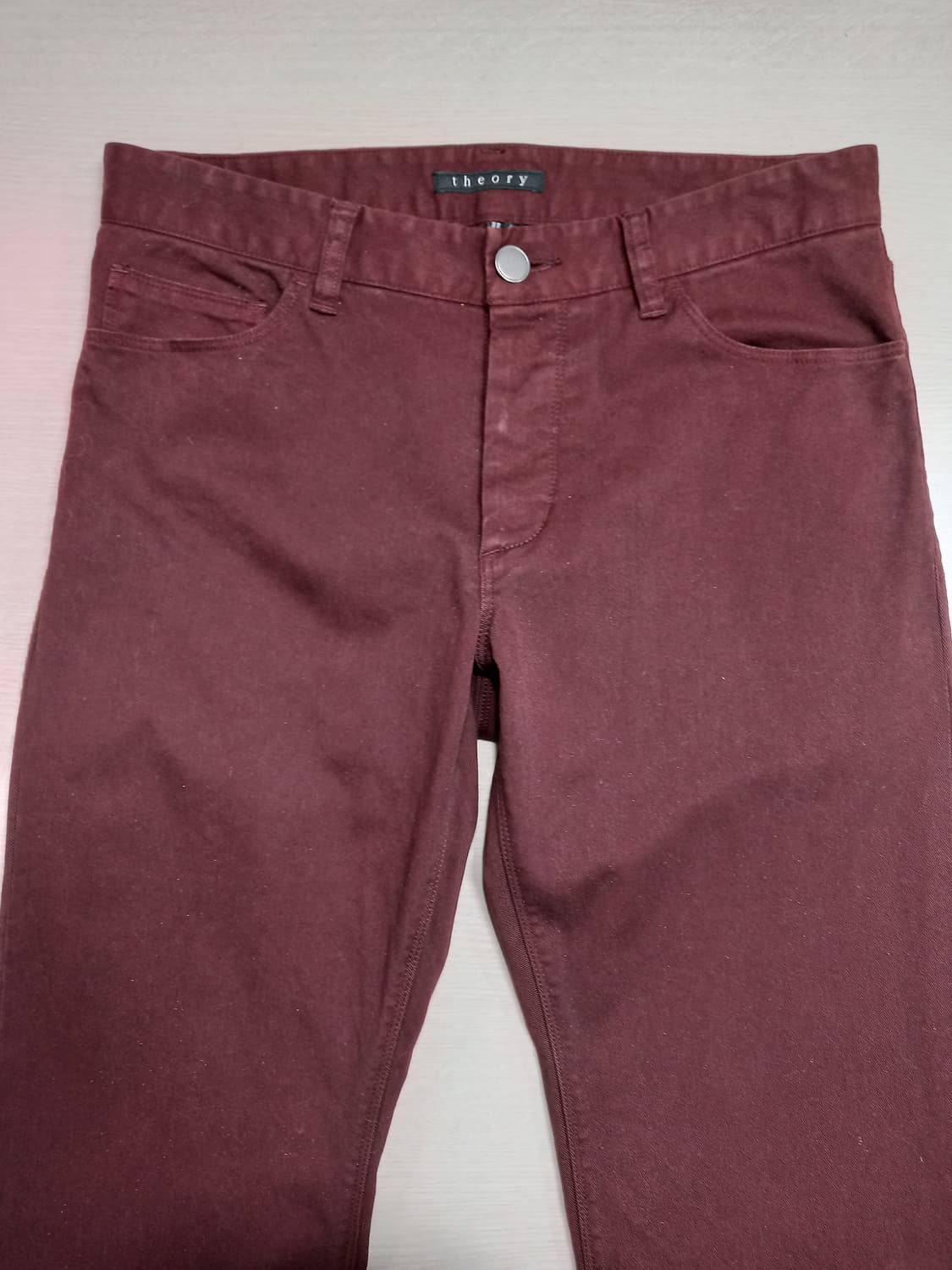 29 theory 스판 치노팬츠 버건디 29-568 상품이미지3