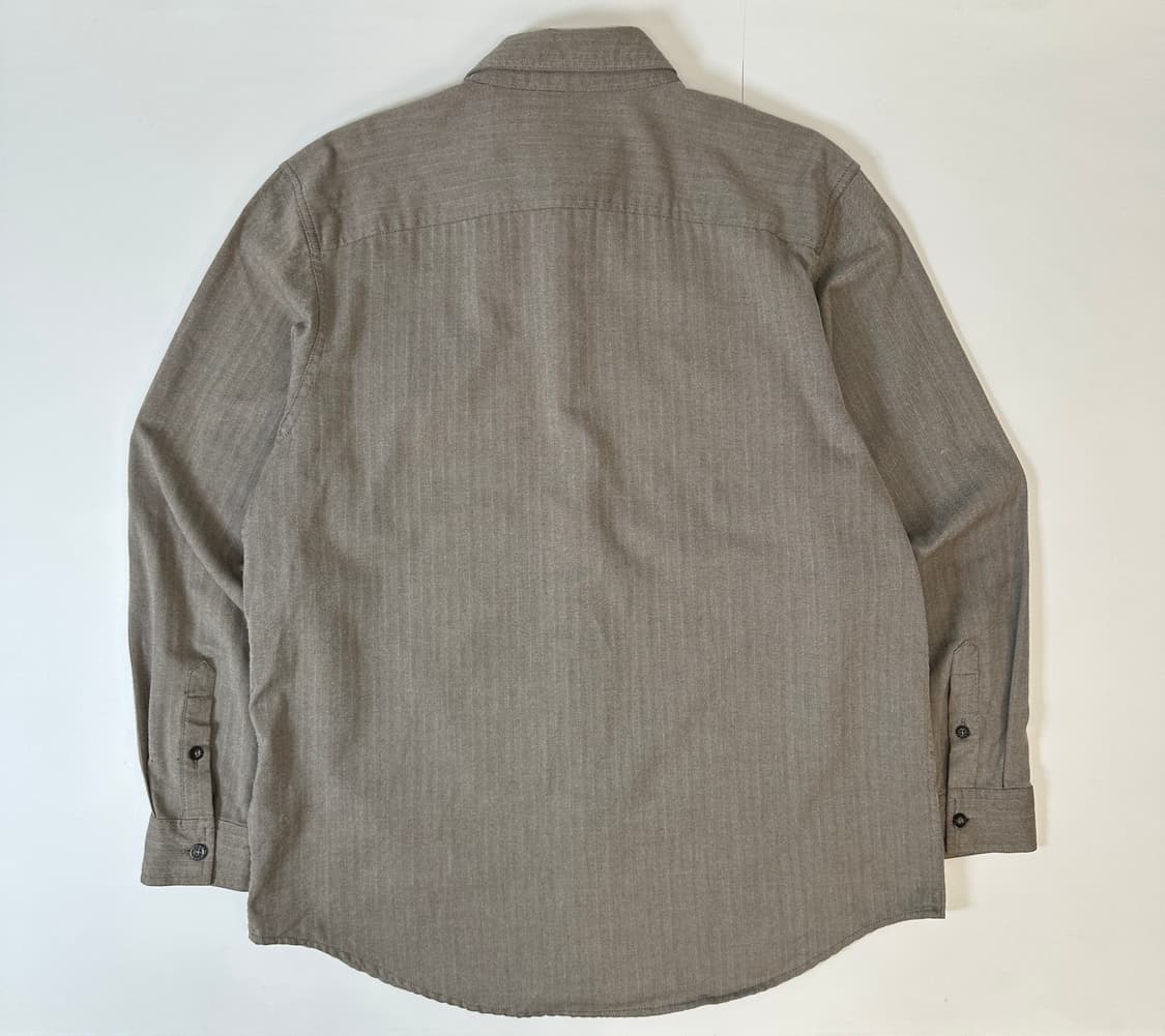 할리데이비슨 브라운 헤링본 셔츠  상품이미지3