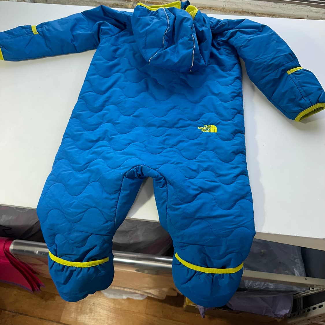 18-24M 노스페이스키즈 스카이블루 방한 점프수트 상품이미지6