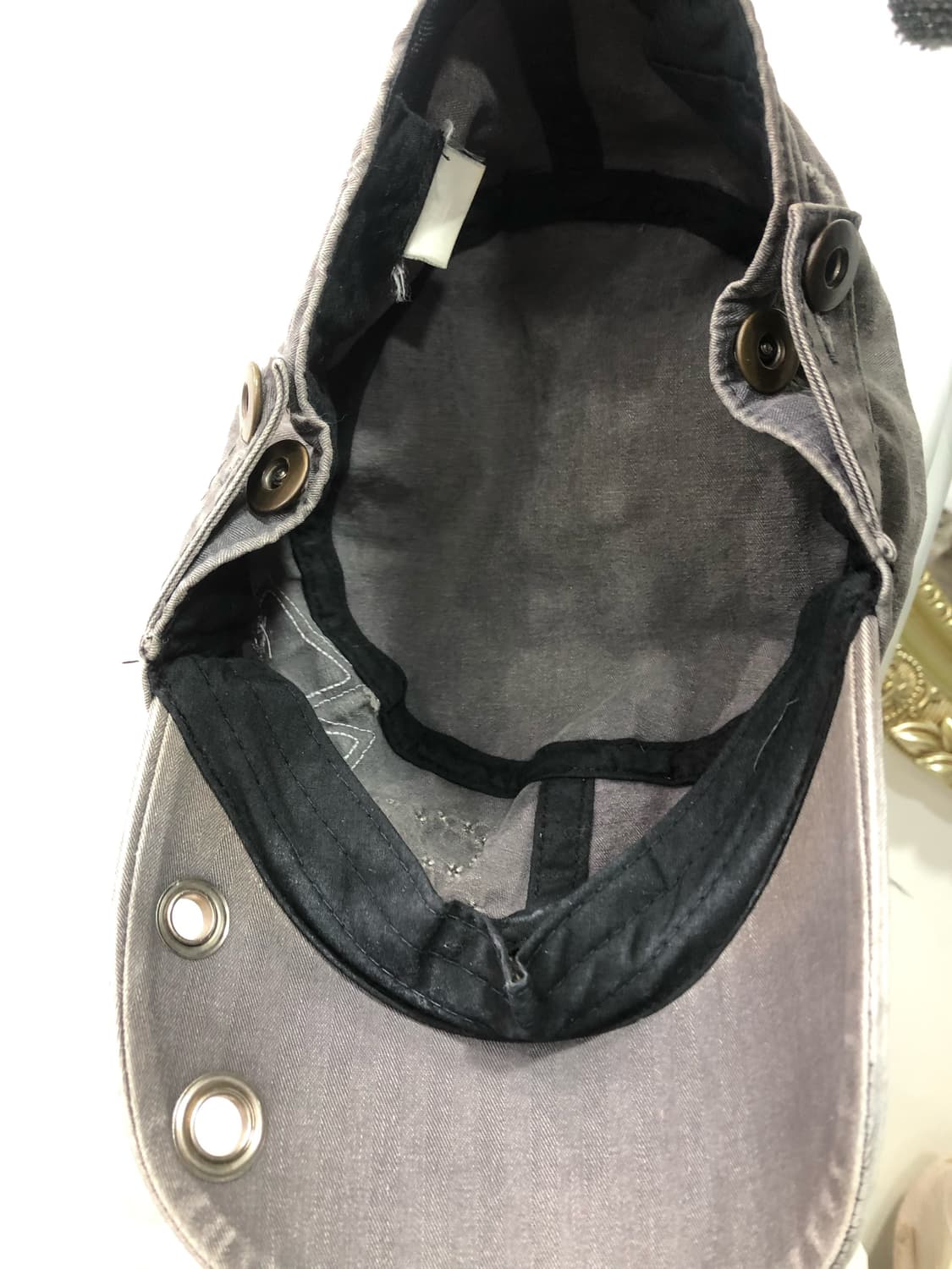 grunge graphic cross patch ball cap  상품이미지5