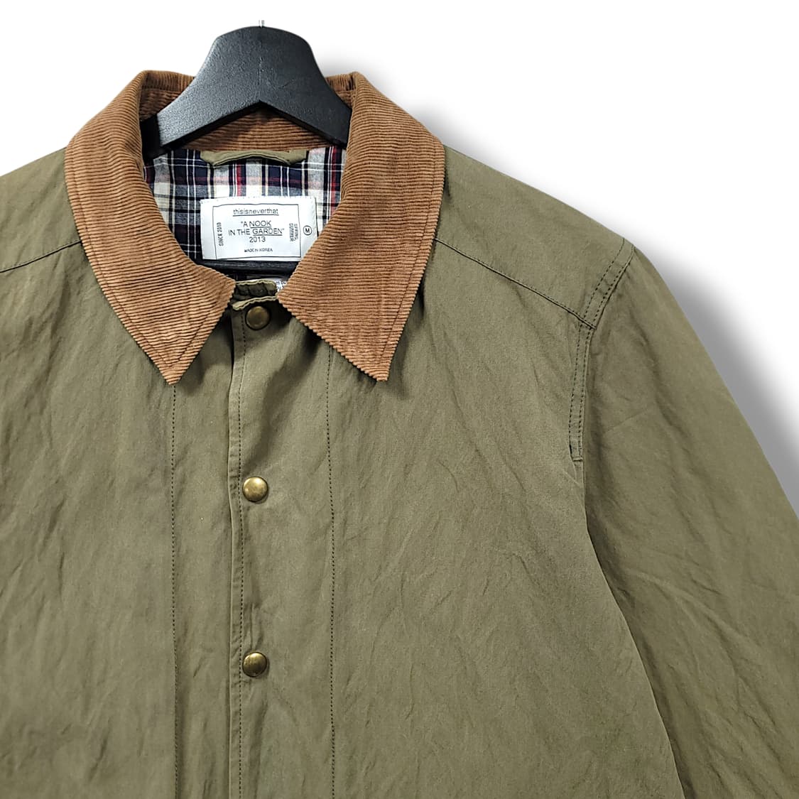 [M] 디스이즈네버댓 브라운 코듀로이 셔츠자켓 상품이미지4
