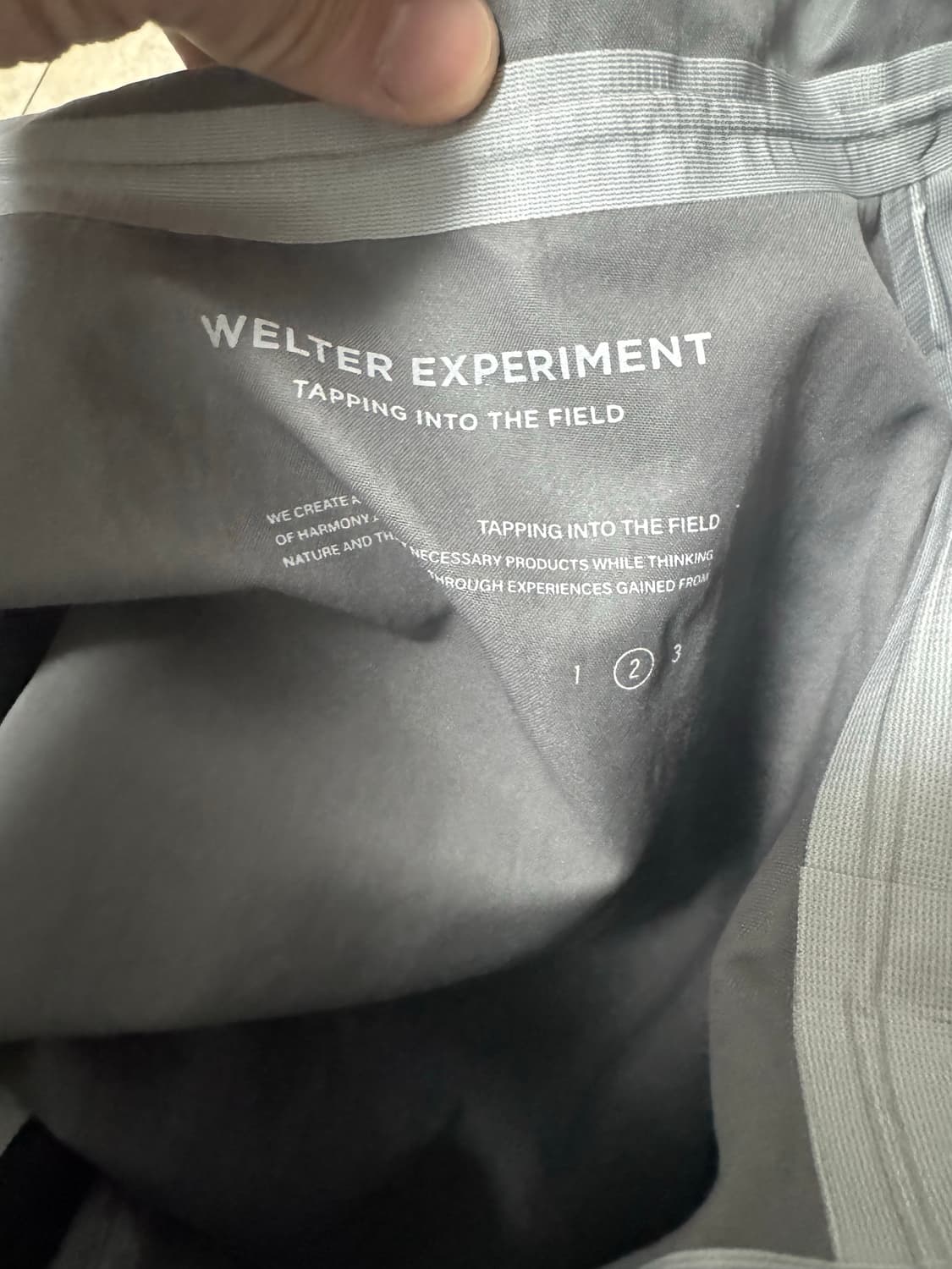 웰터익스페리먼트 네이비 자켓 2사이드 상품이미지3