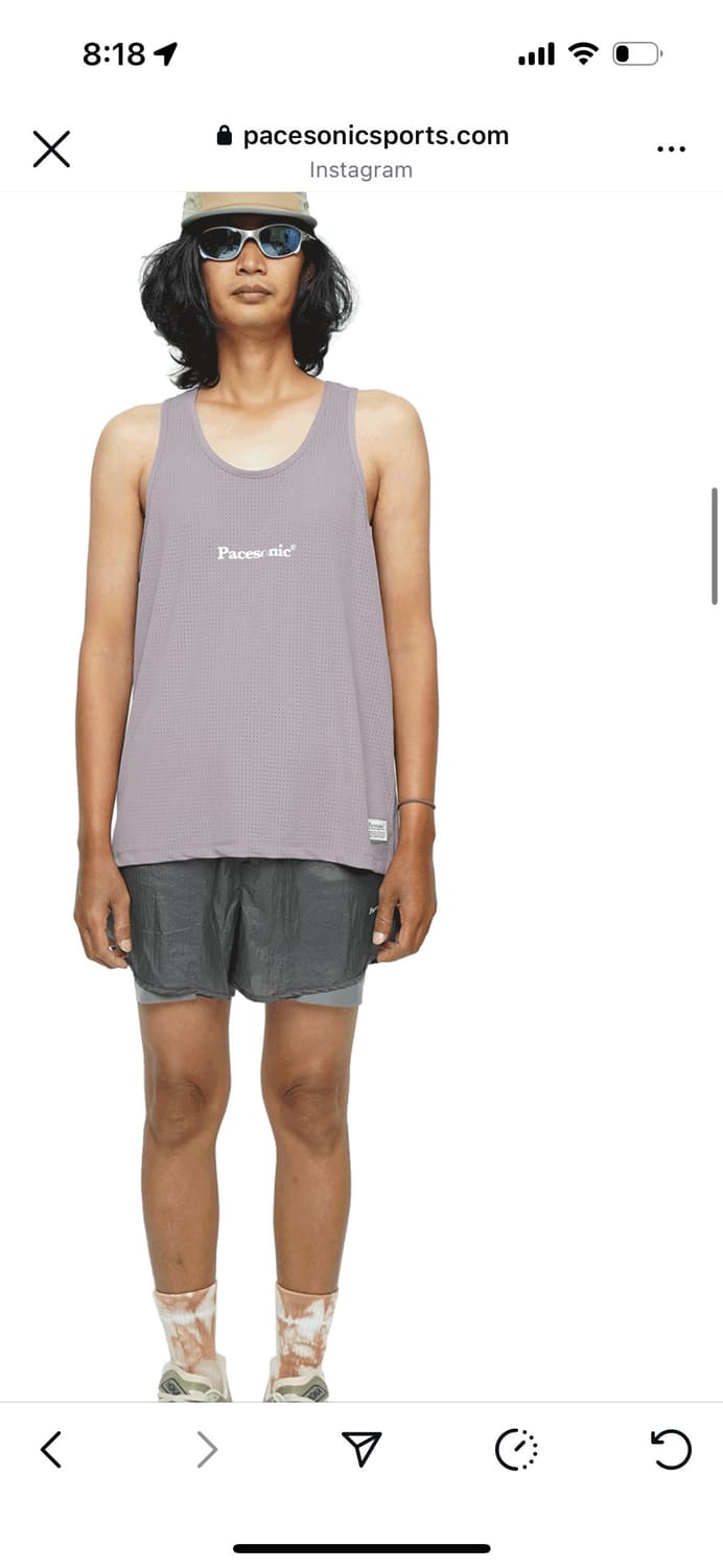 pacesonic PowerMesh Running Singlet 상품이미지5