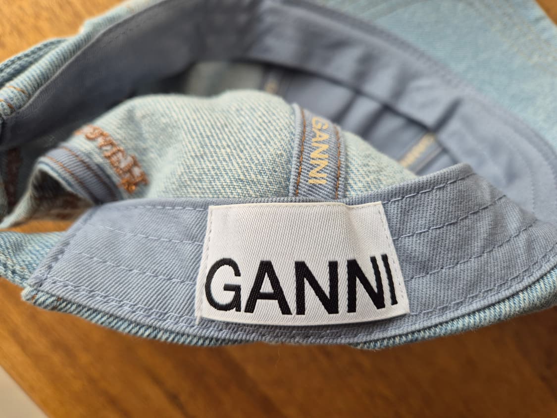 GANNI 가니 '해브어나이스데이, 플리즈 리싸이클' 캡 상품이미지5