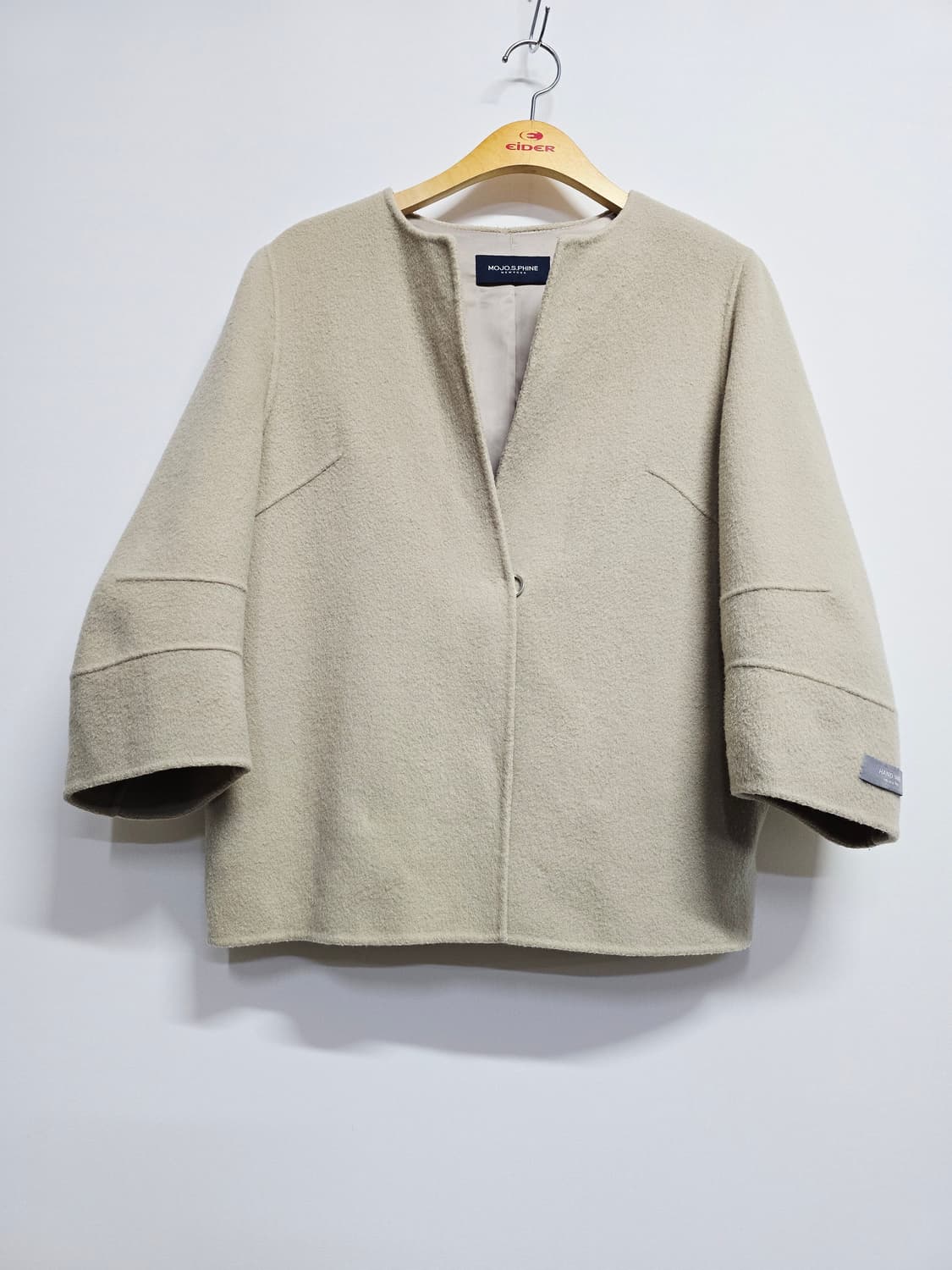 MOJO.S.PHINE 베이지 하프 코트 자켓 상품이미지1