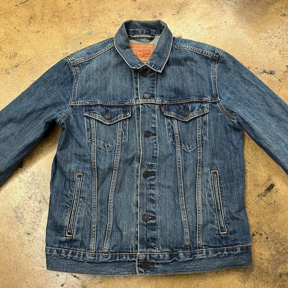 [정품/M] 리바이스 데님 트러커 자켓 청자켓 b17 상품이미지3