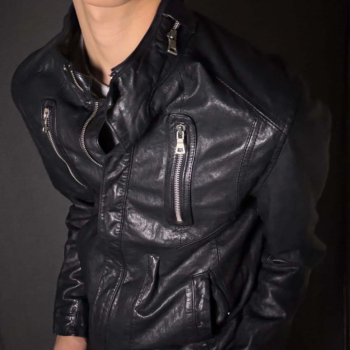 ltaly lamb skin leather jacket 상품이미지5